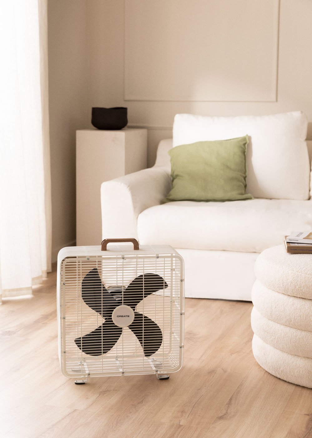 CREATE - AIR FLOOR BOX - Ventilador industrial de suelo 90W, imagen de galería 1