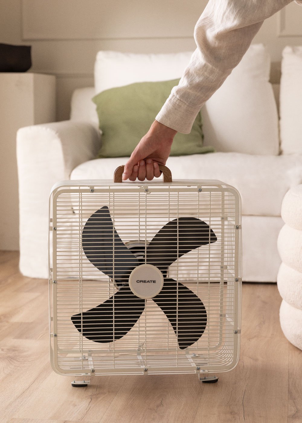CREATE - AIR FLOOR BOX - Ventilador industrial de suelo 90W, imagen de galería 2