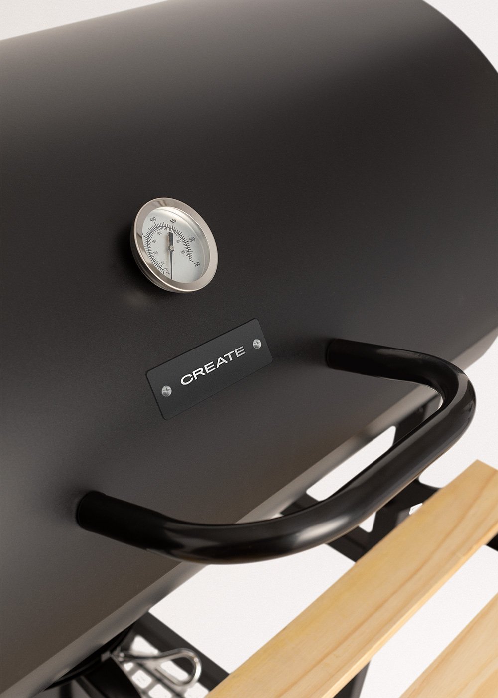 CREATE - BBQ SMOKEY - Barbacoa ahumadora de carbón con ruedas, imagen de galería 8