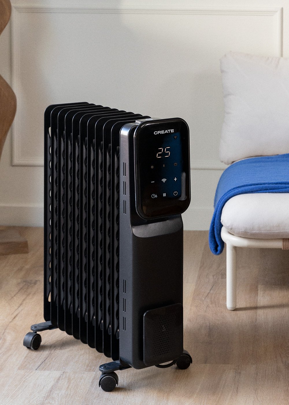 CREATE - WARM CONNECT 2500W - Radiador de aceite eléctrico con WiFi, imagen de galería 1