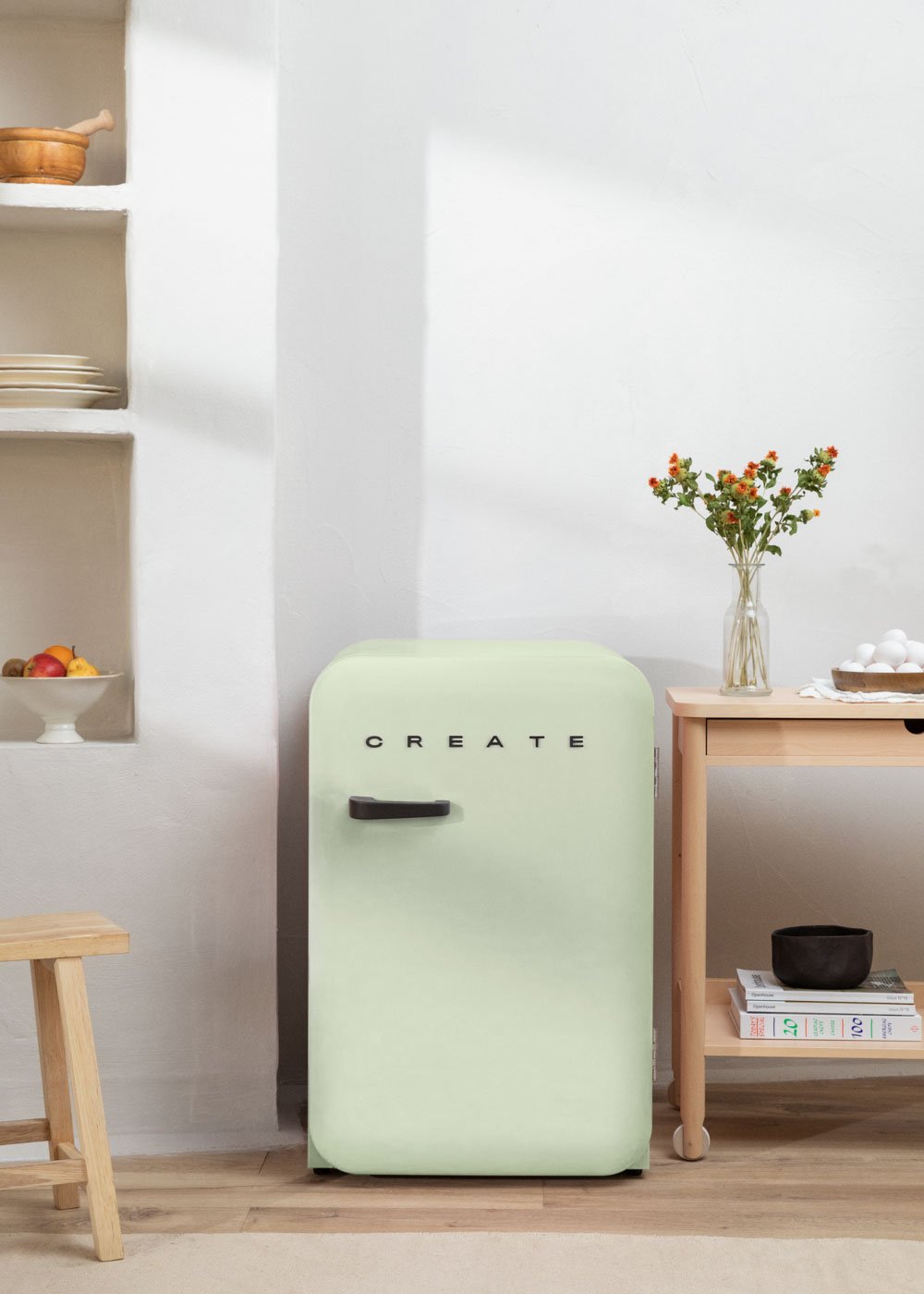 CREATE - FRIDGE RETRO 107L - Frigorífico de estilo retro, imagen de galería 1