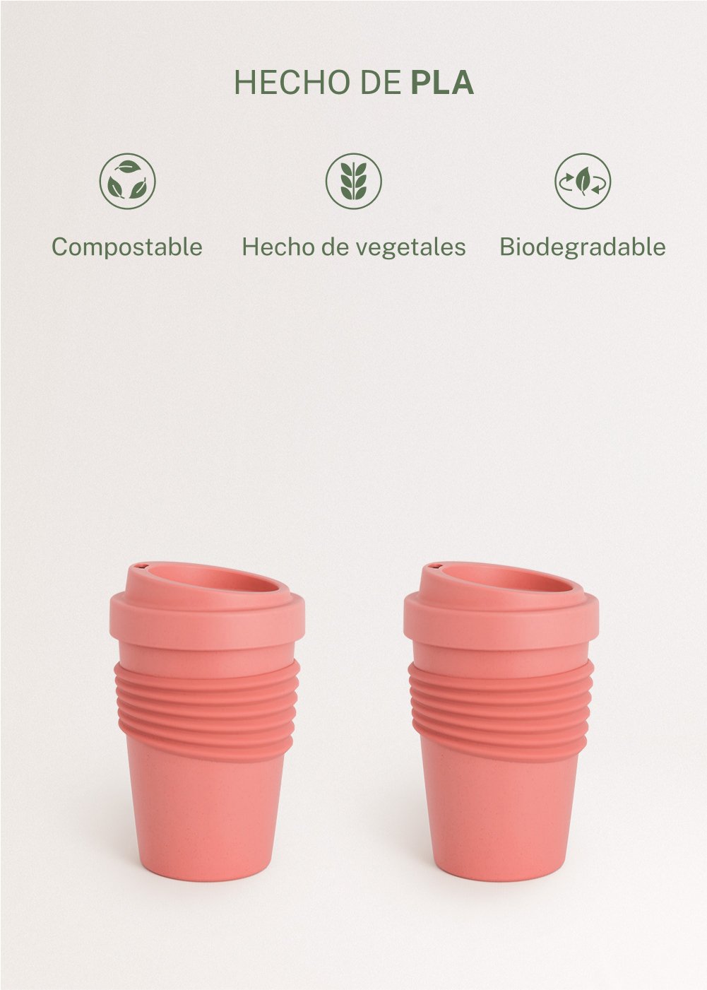 CREATE - KITCHENWARE OUTDOOR ECO - Vaso con tapa para café de material reciclado, imagen de galer&iacute;a 1