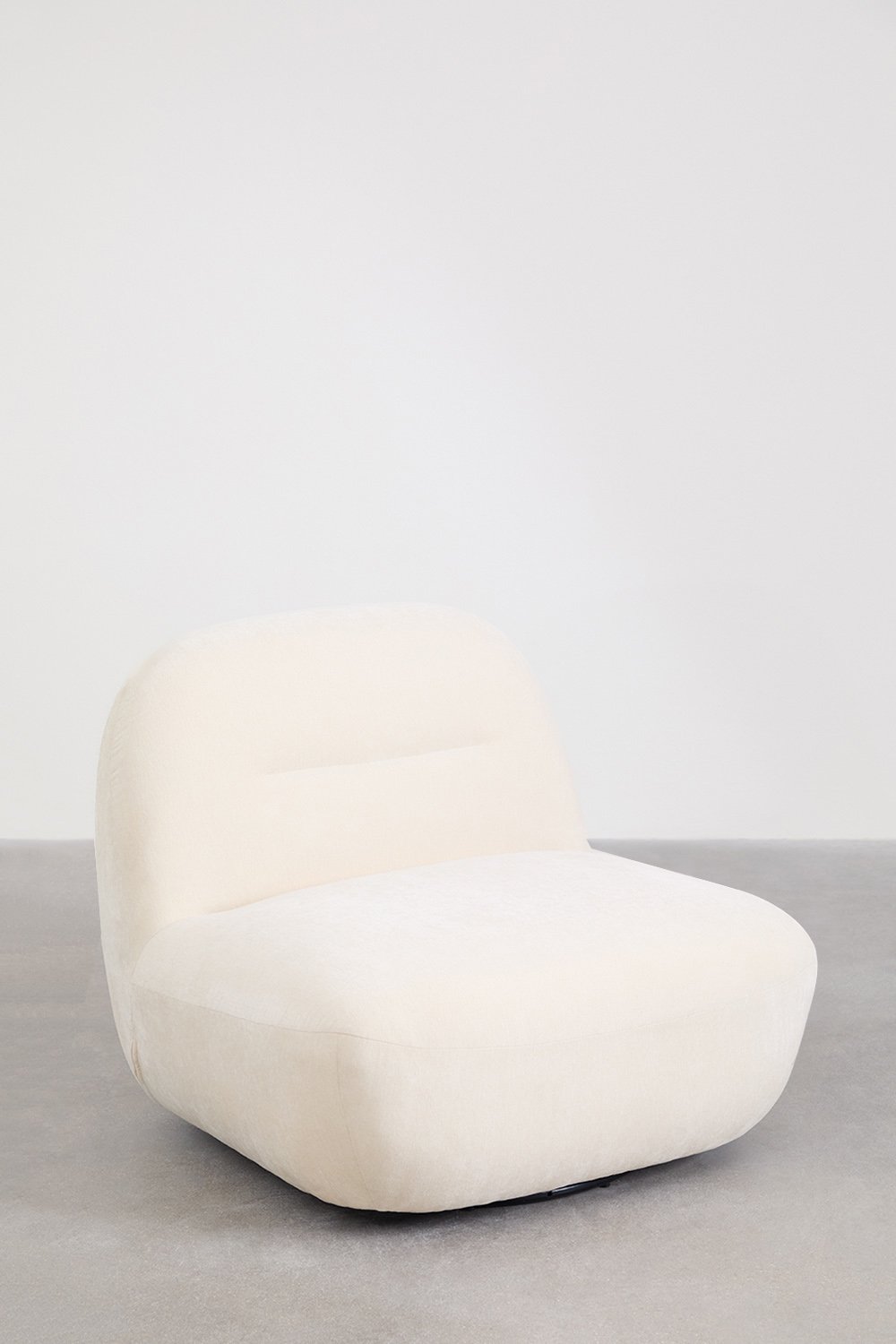 Sillón giratorio en chenilla Sernin, imagen de galería 3