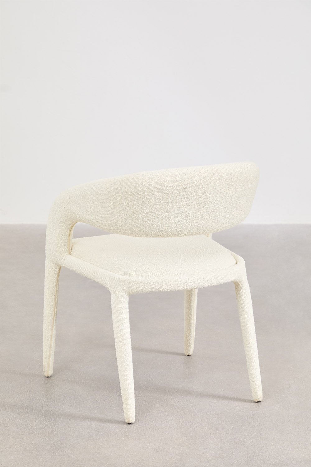 Pack de 2 sillas de comedor con reposabrazos tapizadas Arazeina, imagen de galería 5