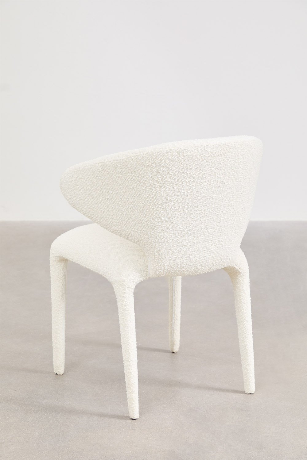 Pack de 2 sillas de comedor en tela bouclé Arnoia, imagen de galería 5