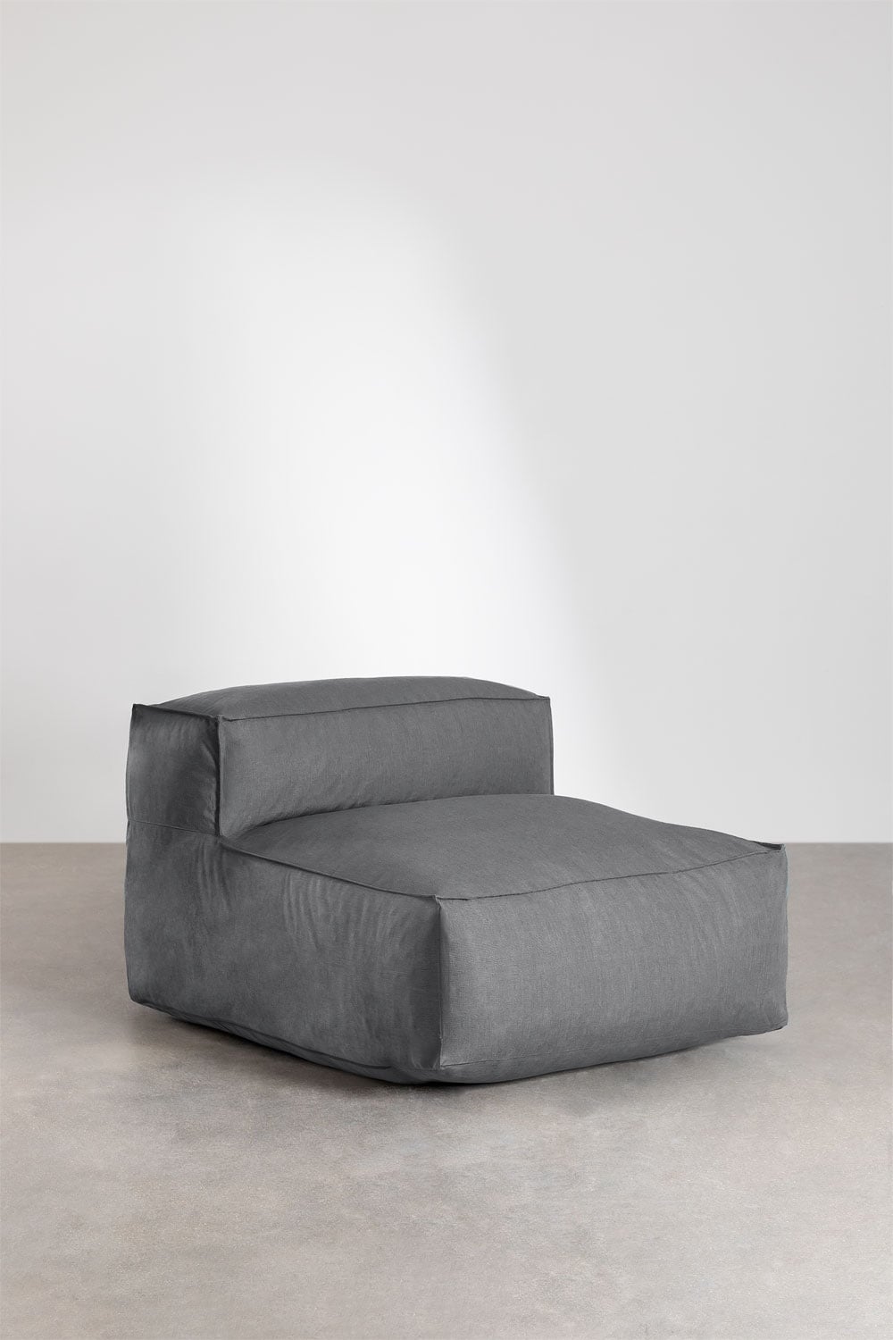 Sofá modular chaise longue de 3 piezas para jardín Dojans, imagen de galer&iacute;a 4