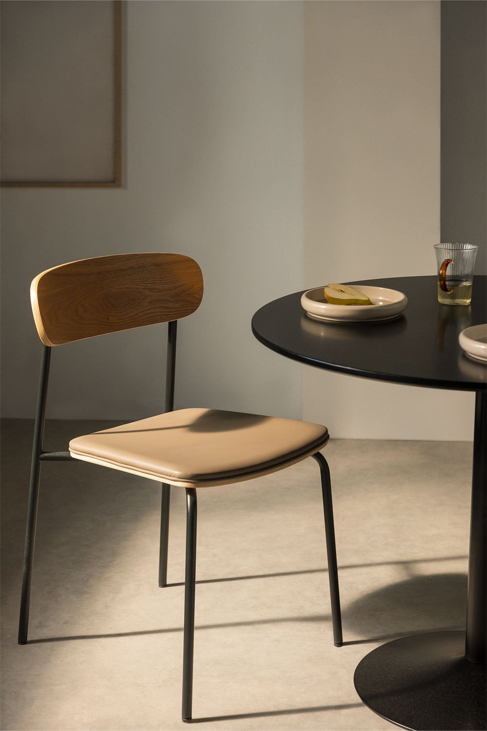 Silla de Comedor Apilable en Polipiel Wilpier , imagen de galería 1