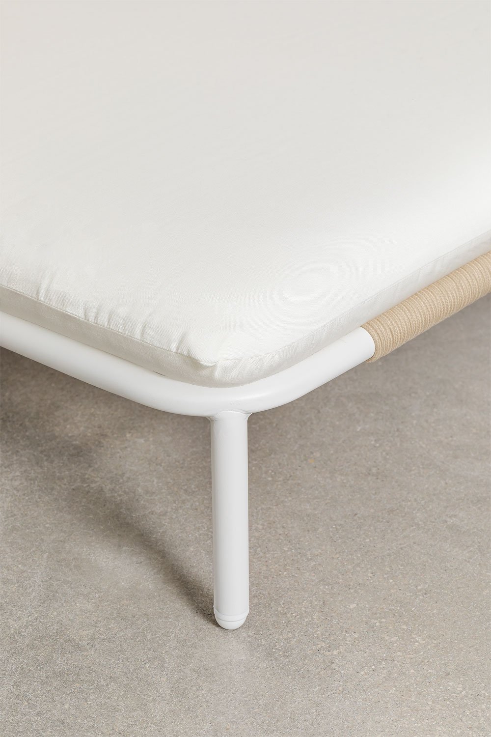 Módulo esquinero para sofá modular de jardín Roubly, imagen de galería 3