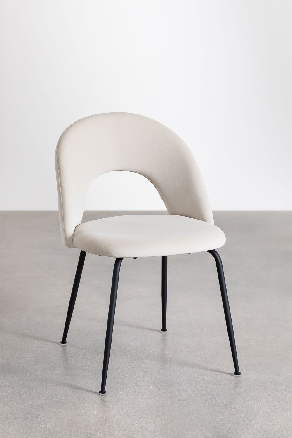 Pack de 4 Sillas de Comedor en Terciopelo Glorys    , imagen de galería 1