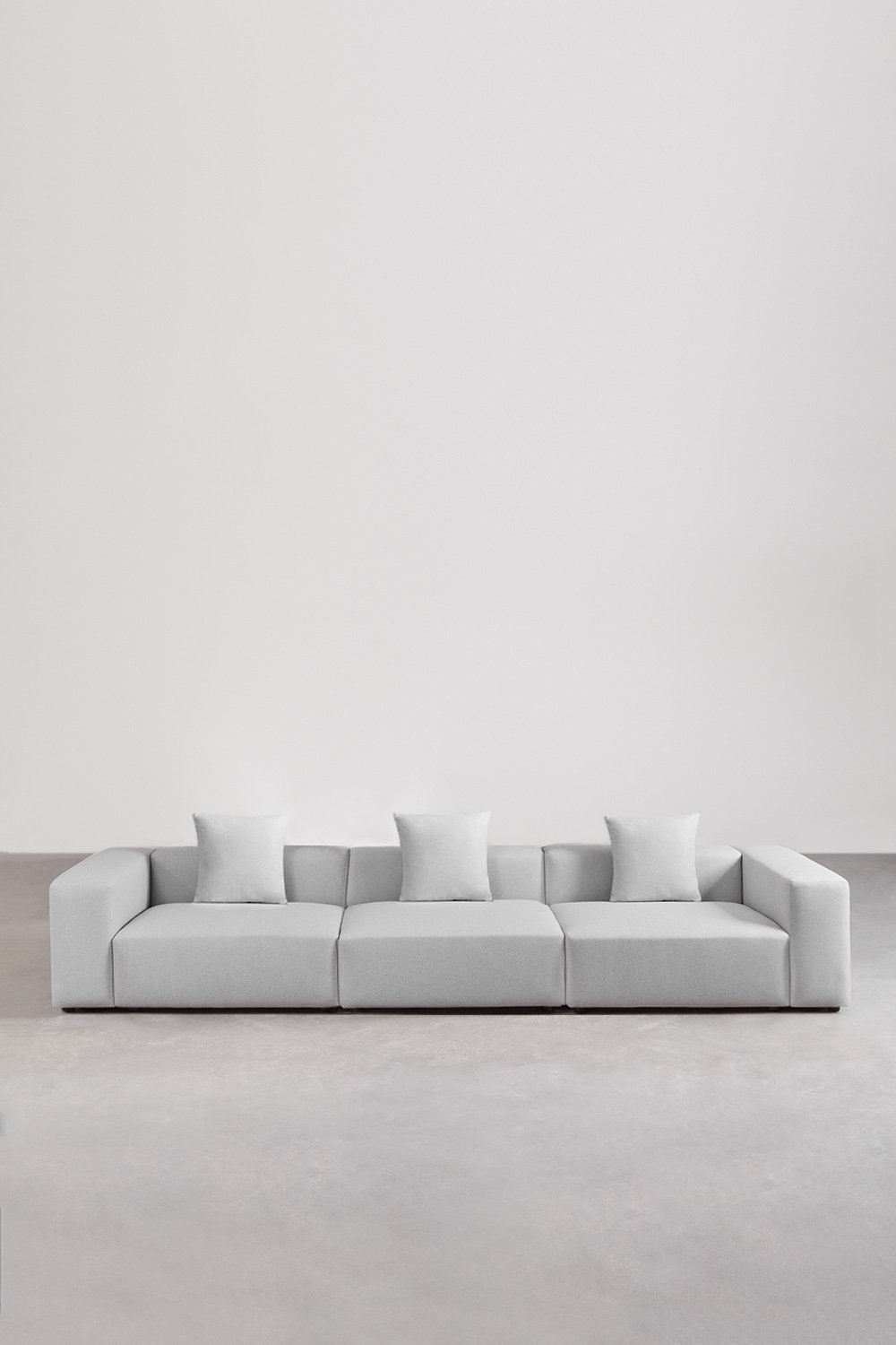 Sofá modular de 3 piezas ↔︎375 cm con reposabrazos alto Bruna , imagen de galería 4