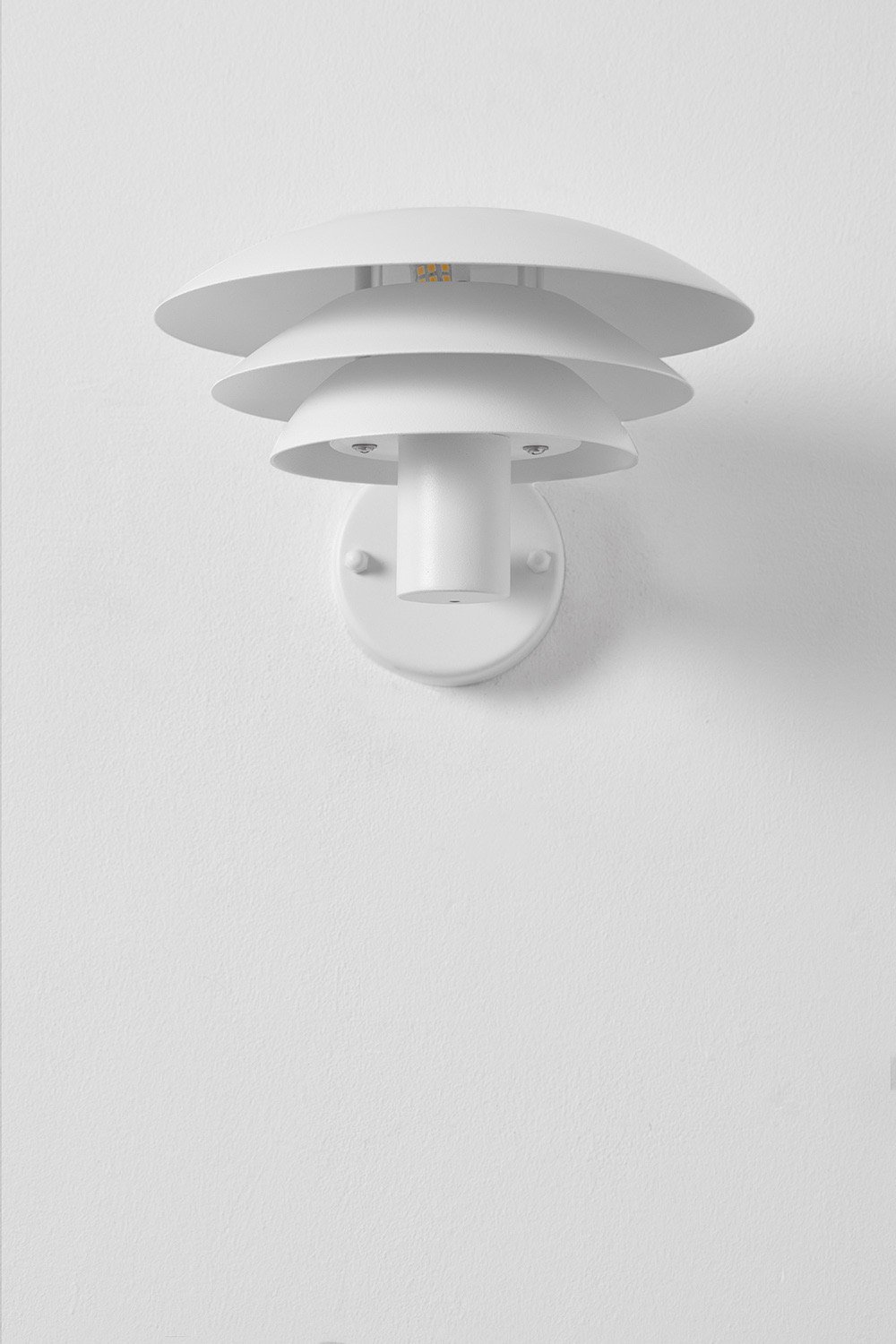 Lámpara de pared para exterior en acero inoxidable Lirano, imagen de galería 3