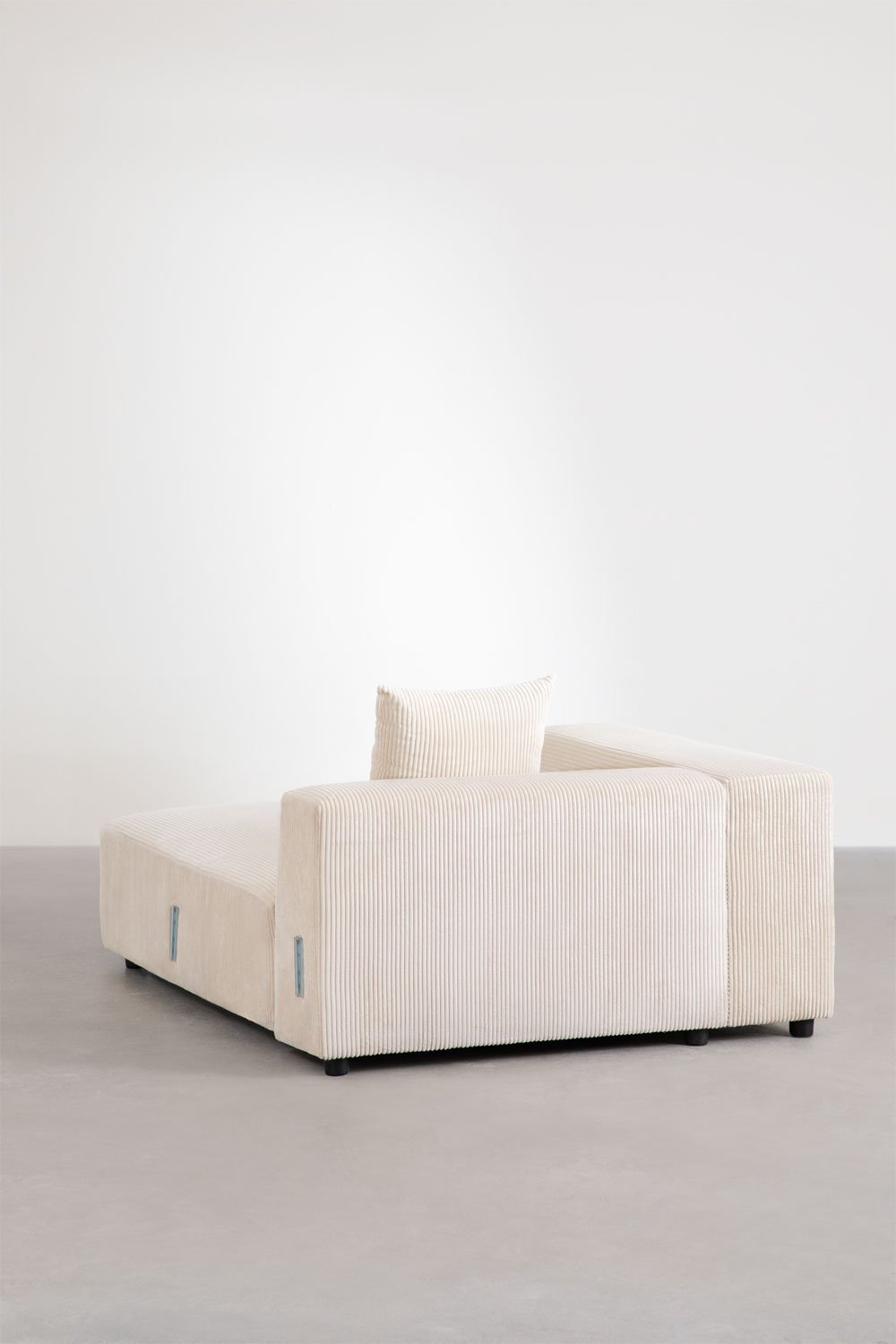 Módulo chaise longue izquierdo con cojín para sofá modular Bruna , imagen de galería 4