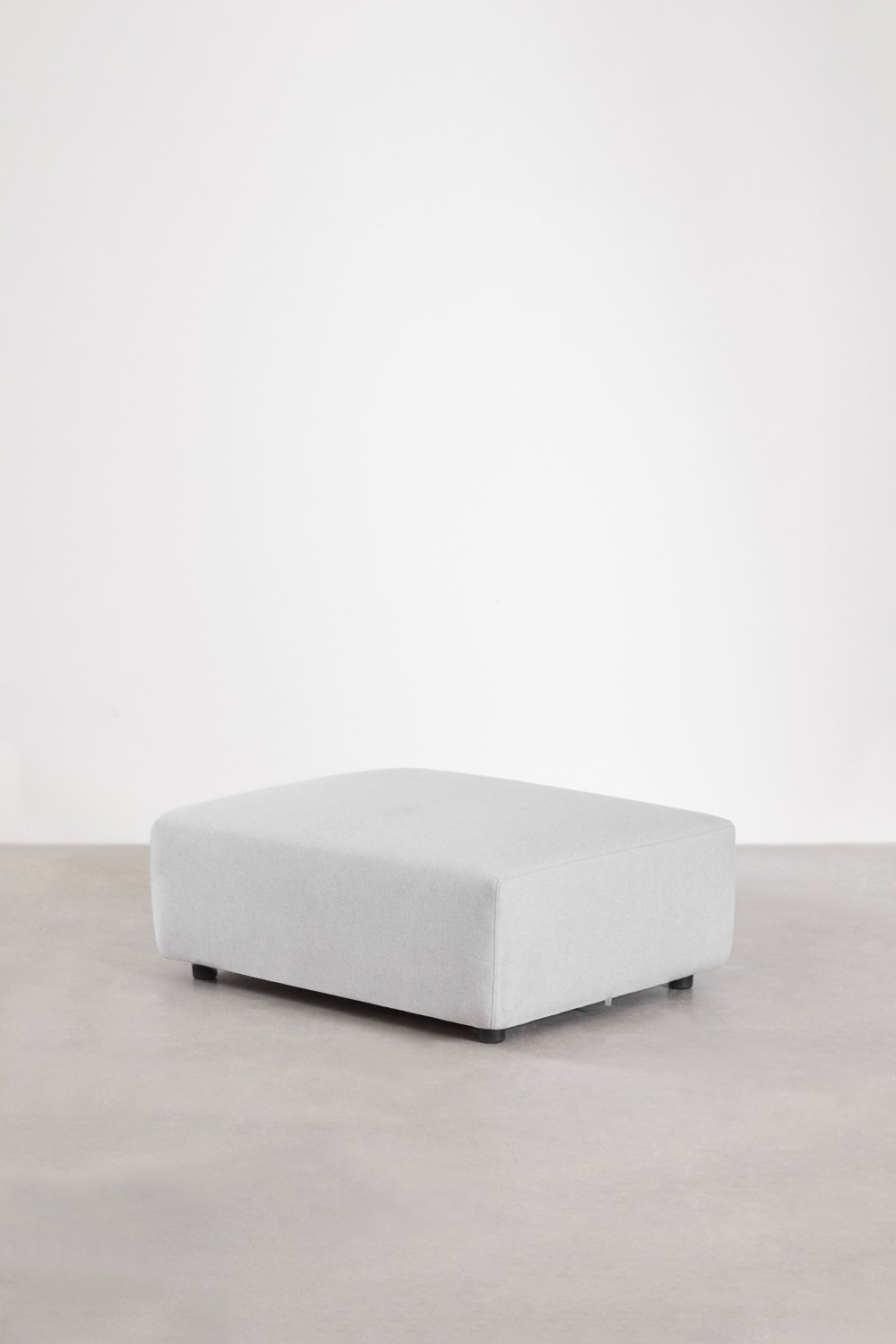 Sofá modular chaise longue esquinero izquierdo de 3 piezas con puff ↔︎450 cm Bruna , imagen de galería 9