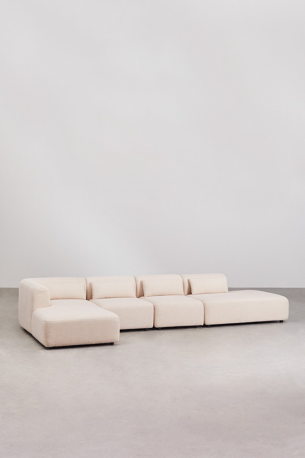 Sofá modular chaise longue esquinero izquierdo de 4 piezas con diván Fogler  , imagen de galería 3