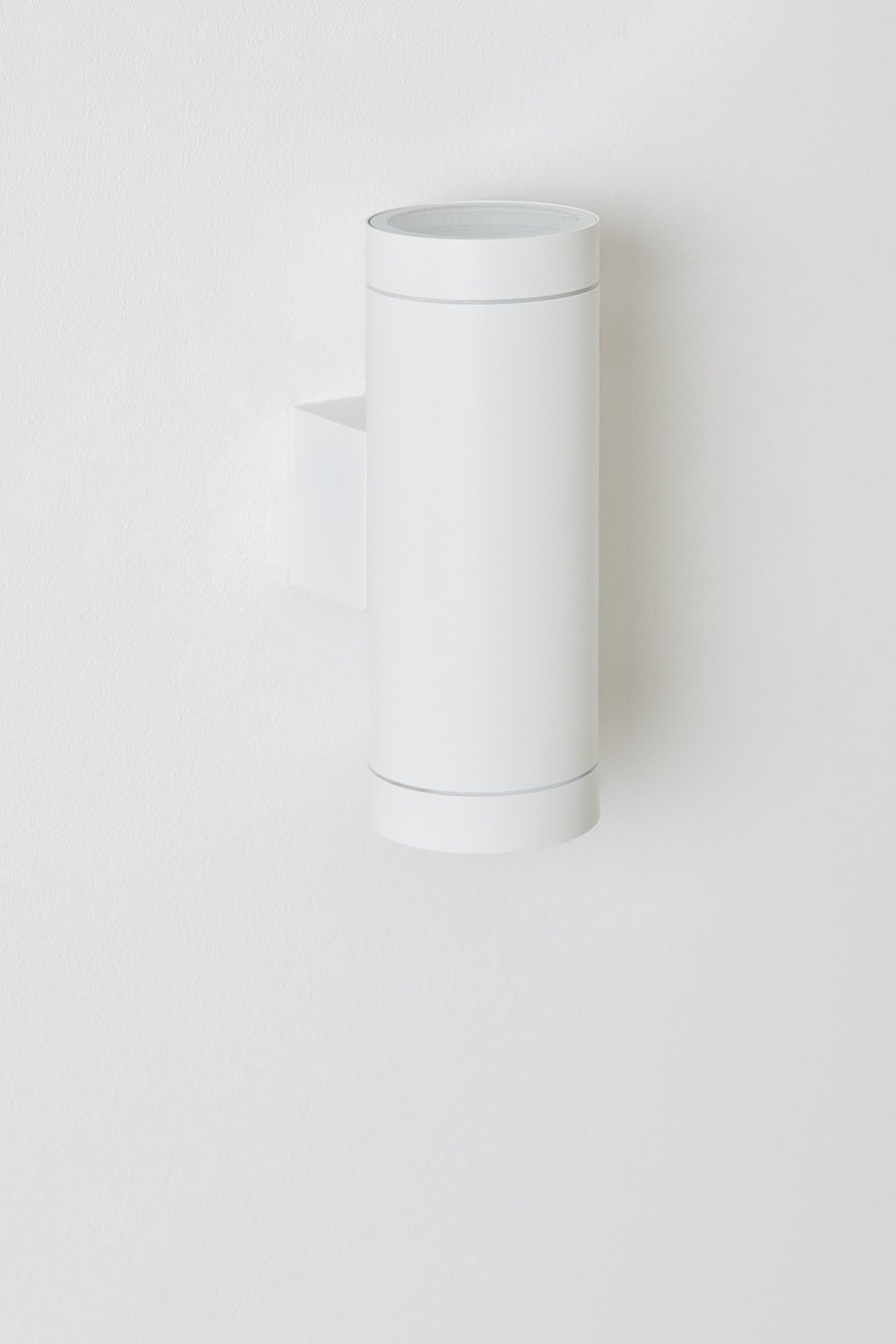 Aplique de pared para exterior en aluminio con 2 puntos de luz Sileno, imagen de galería 1