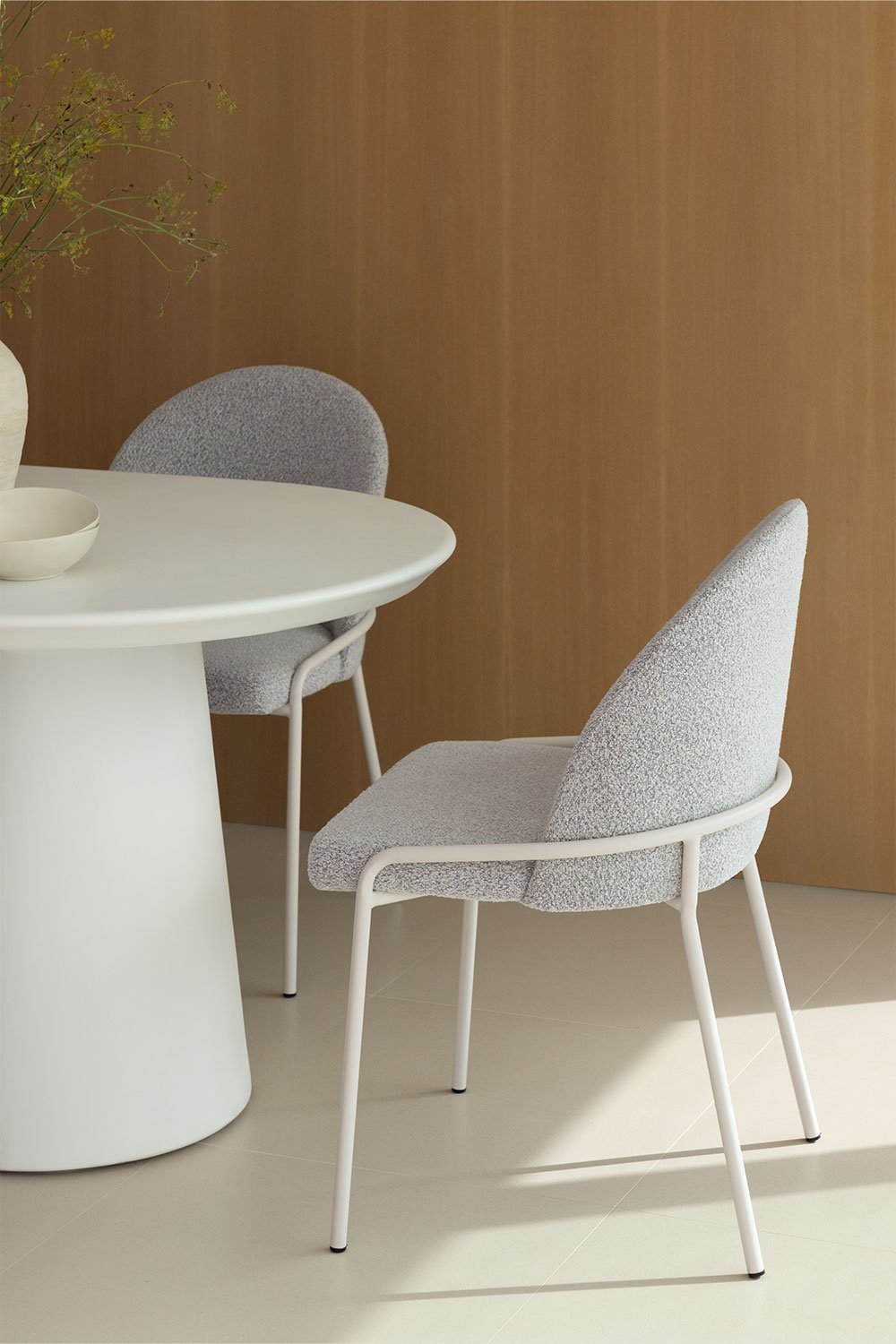 Silla de comedor tapizada Grolet, imagen de galería 1