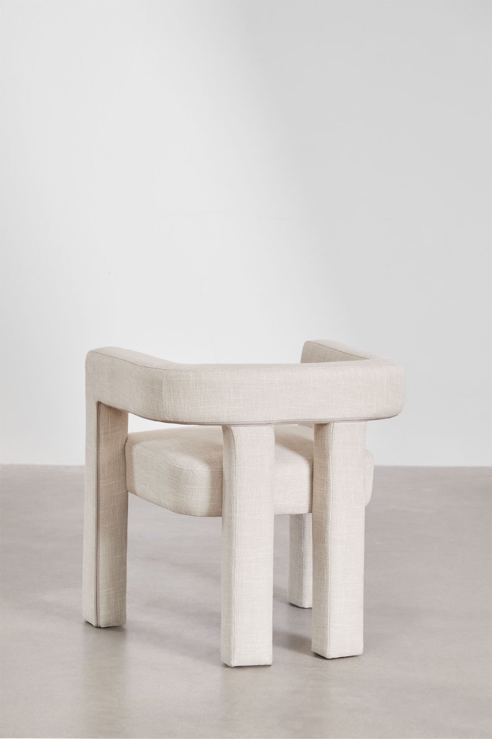 Silla de comedor con reposabrazos tapizada Liara, imagen de galer&iacute;a 5