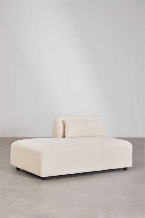 Diván izquierdo para sofá modular Fogler - Pana Beige Lino