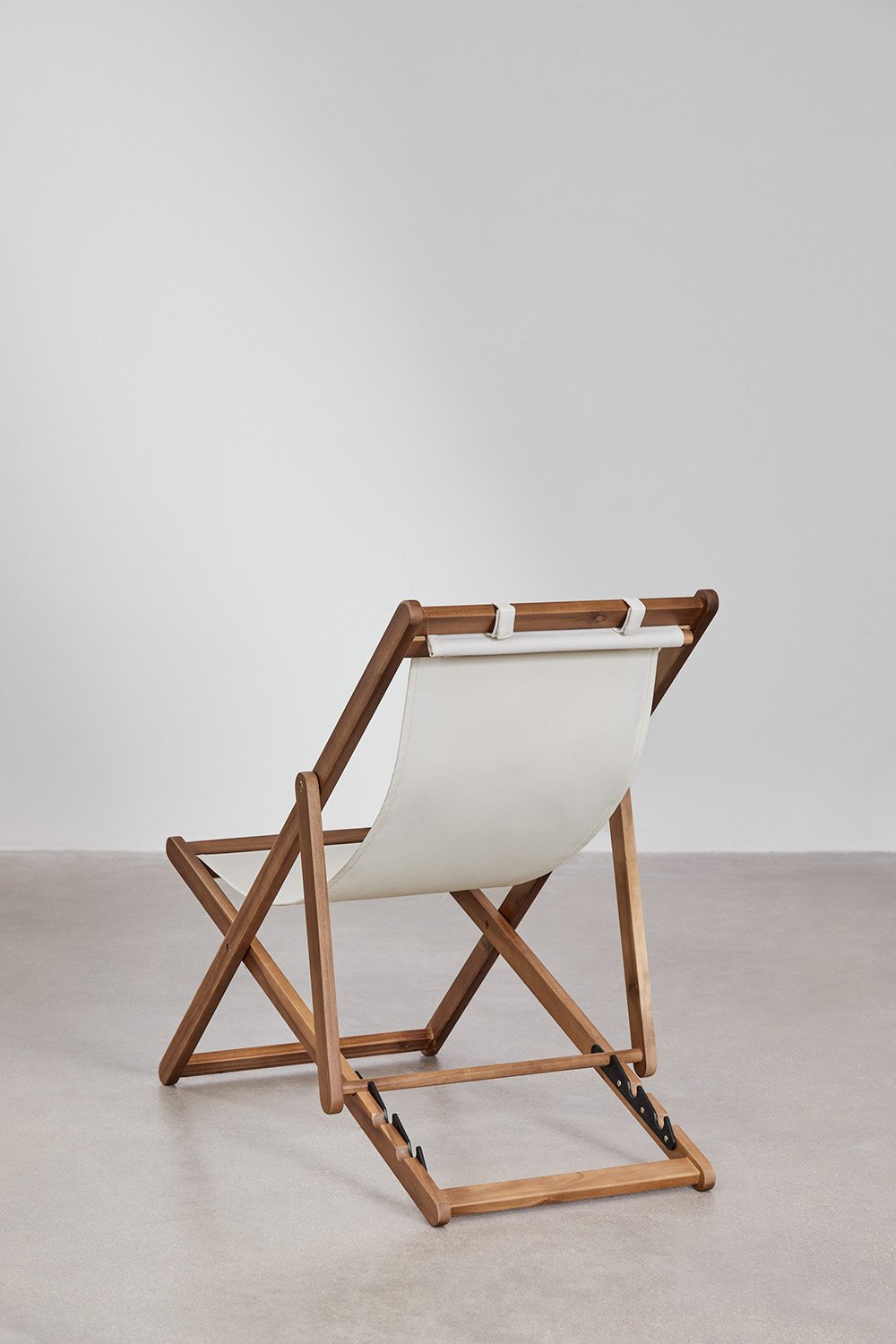 Hamaca plegable con cojín en madera Kardis , imagen de galer&iacute;a 5