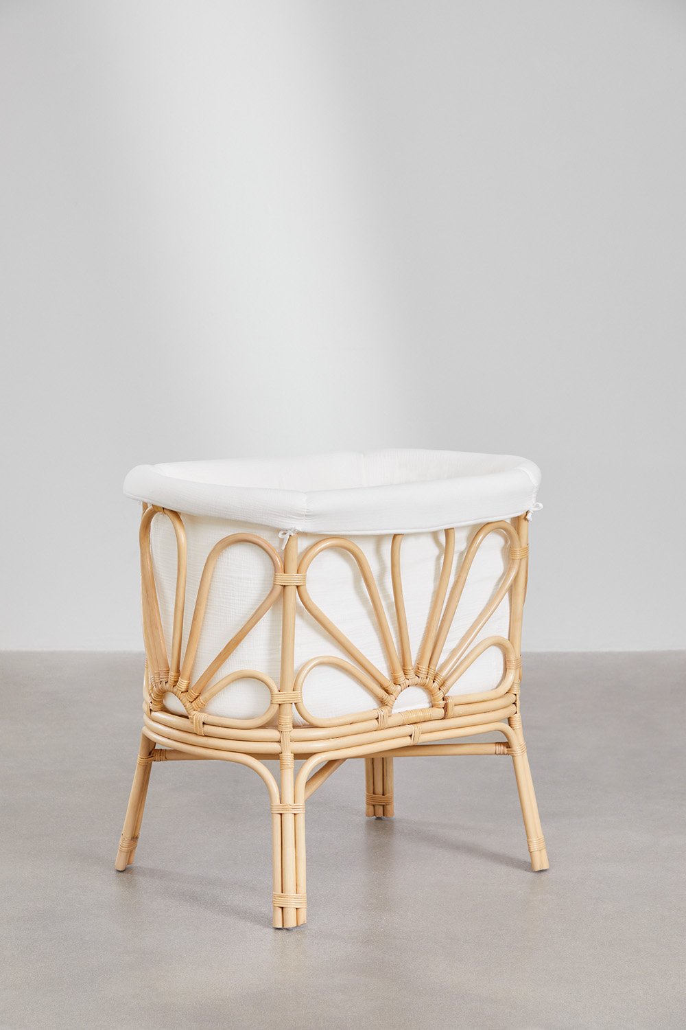 sklum Minicuna en Ratán con Colchón Dahlia Kids