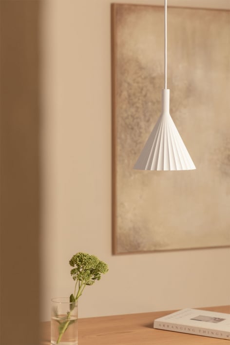 Lámpara de techo LED en yeso Lydon