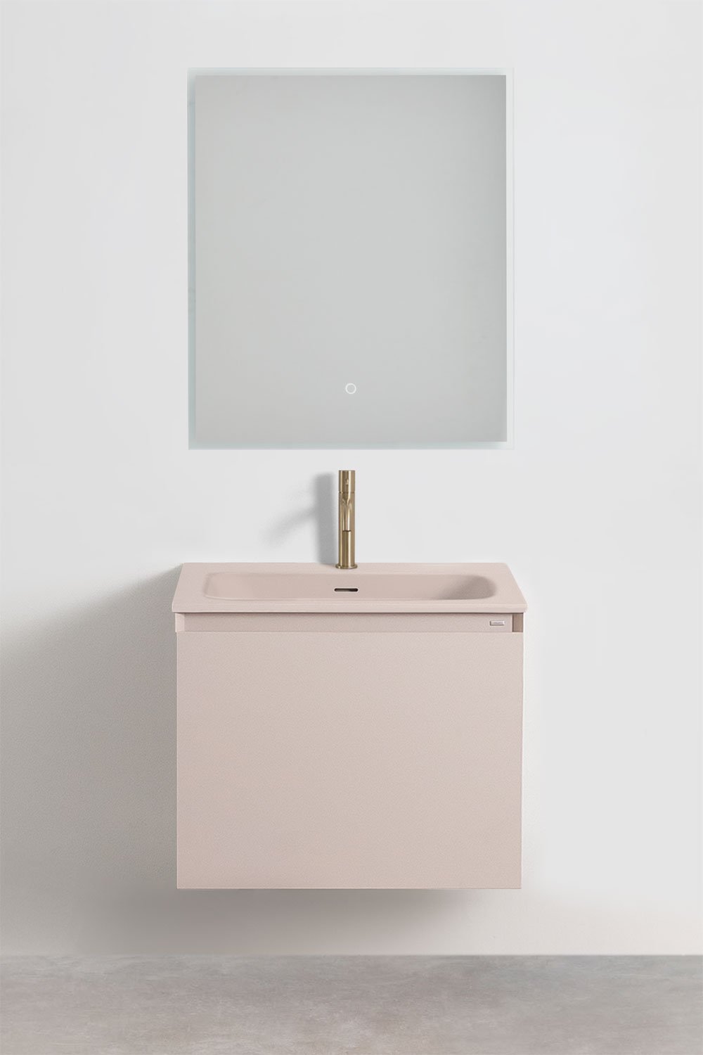 Conjunto de mueble de baño en madera con lavabo integrado Macrae    , imagen de galería 2