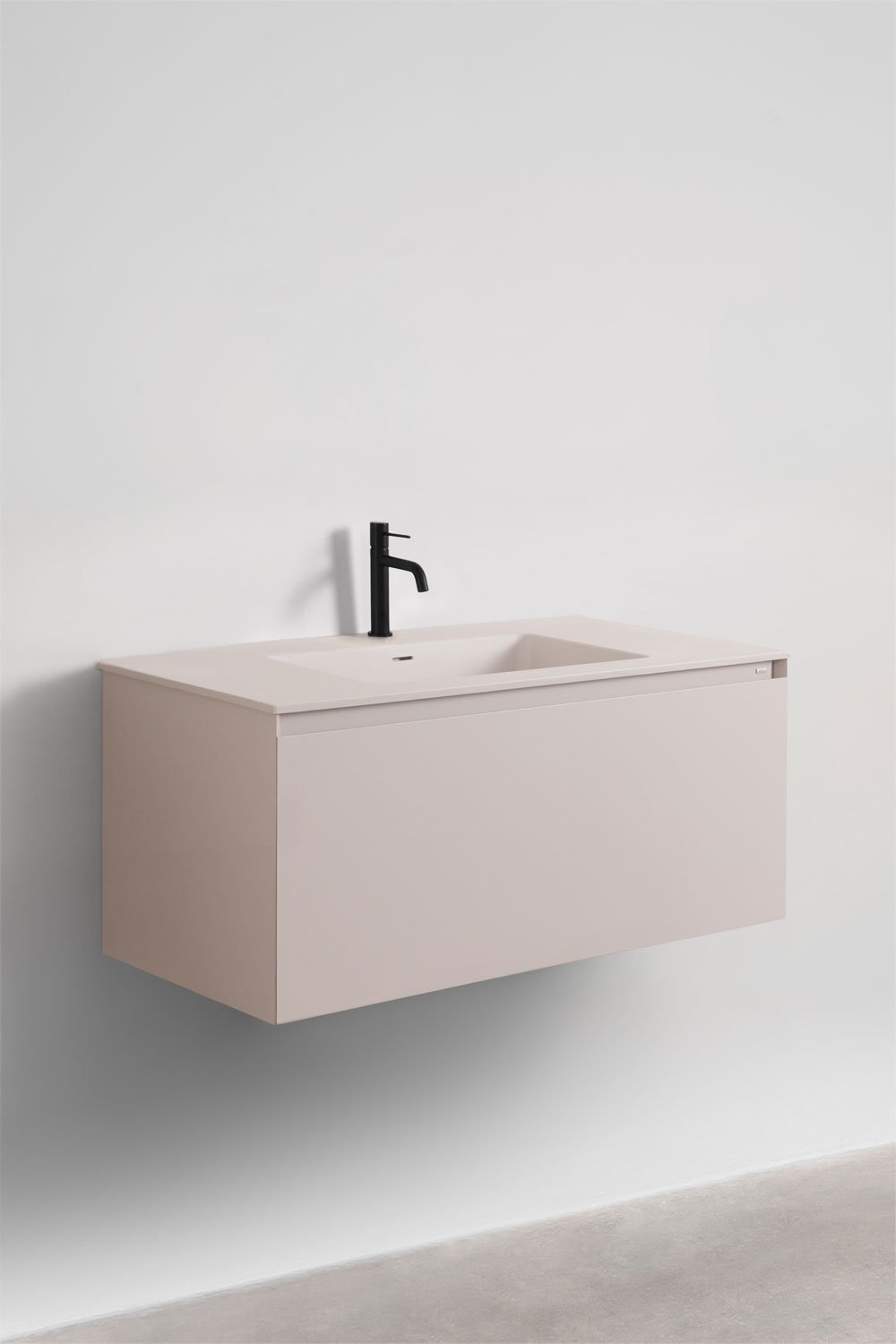 Conjunto de mueble de baño en madera con lavabo integrado Macrae    , imagen de galería 3