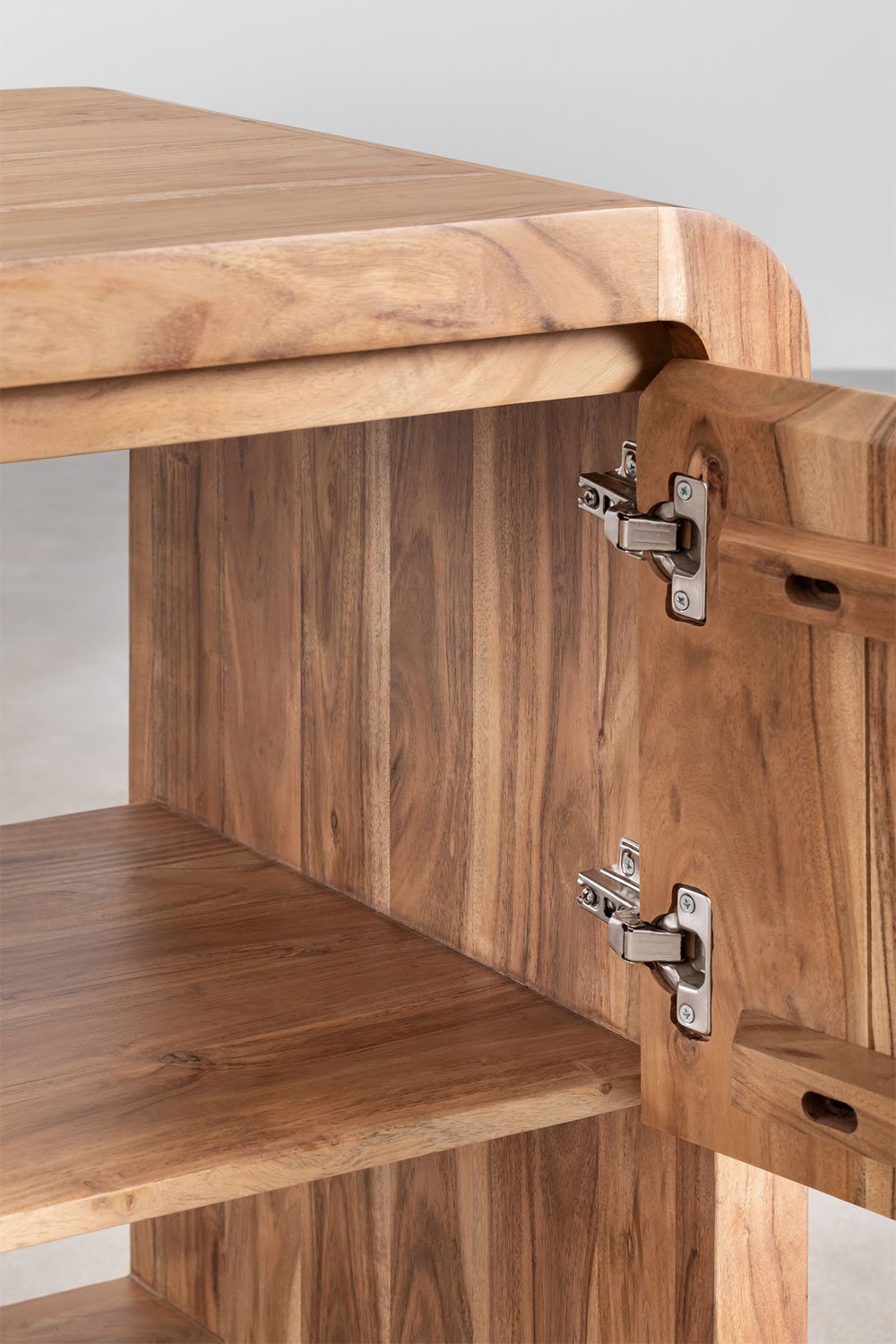 Conjunto de mueble de baño en madera de acacia Vacry, imagen de galería 2