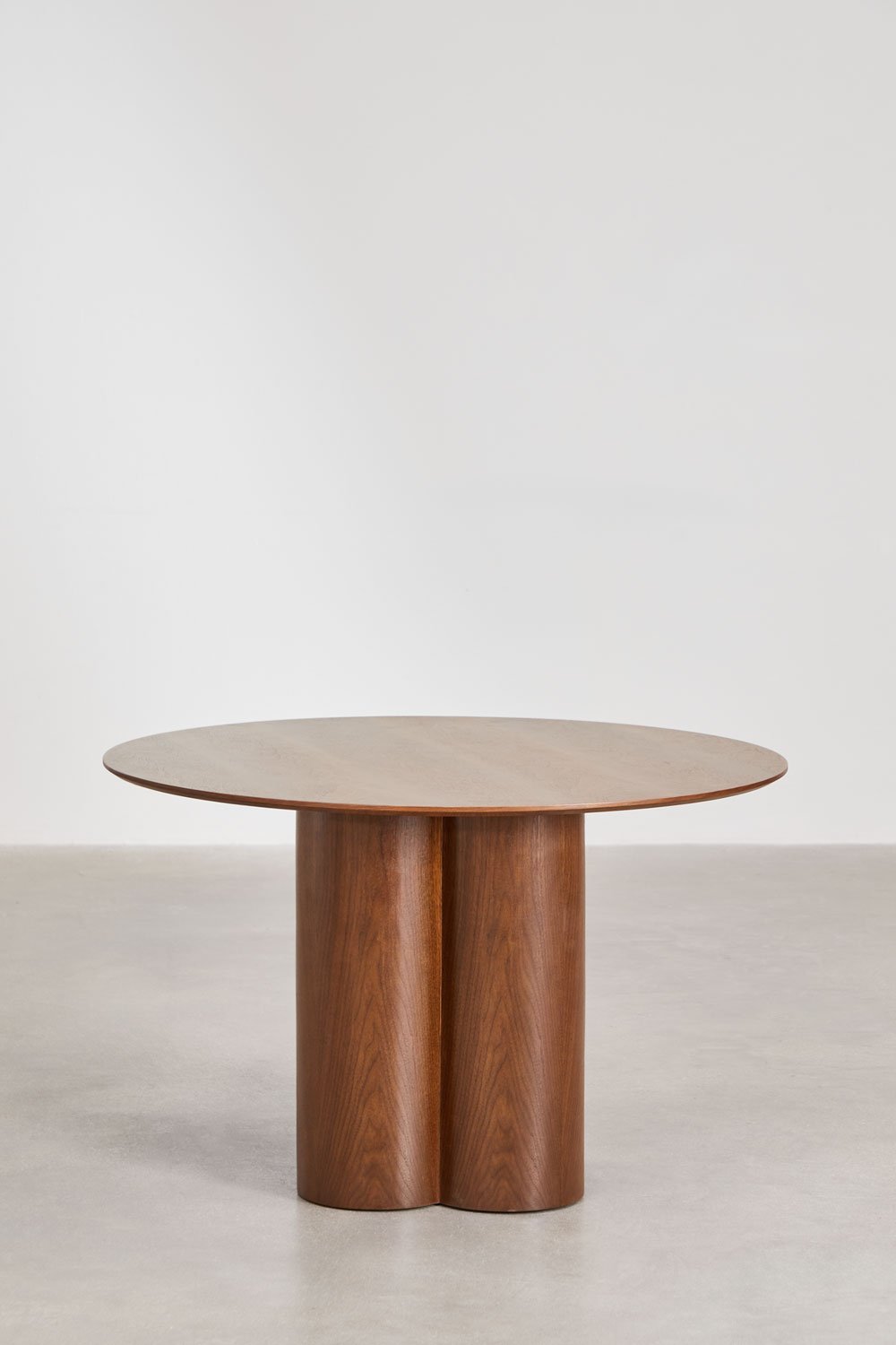 Mesa de comedor redonda en madera (Ø120 cm) Athena, imagen de galería 2