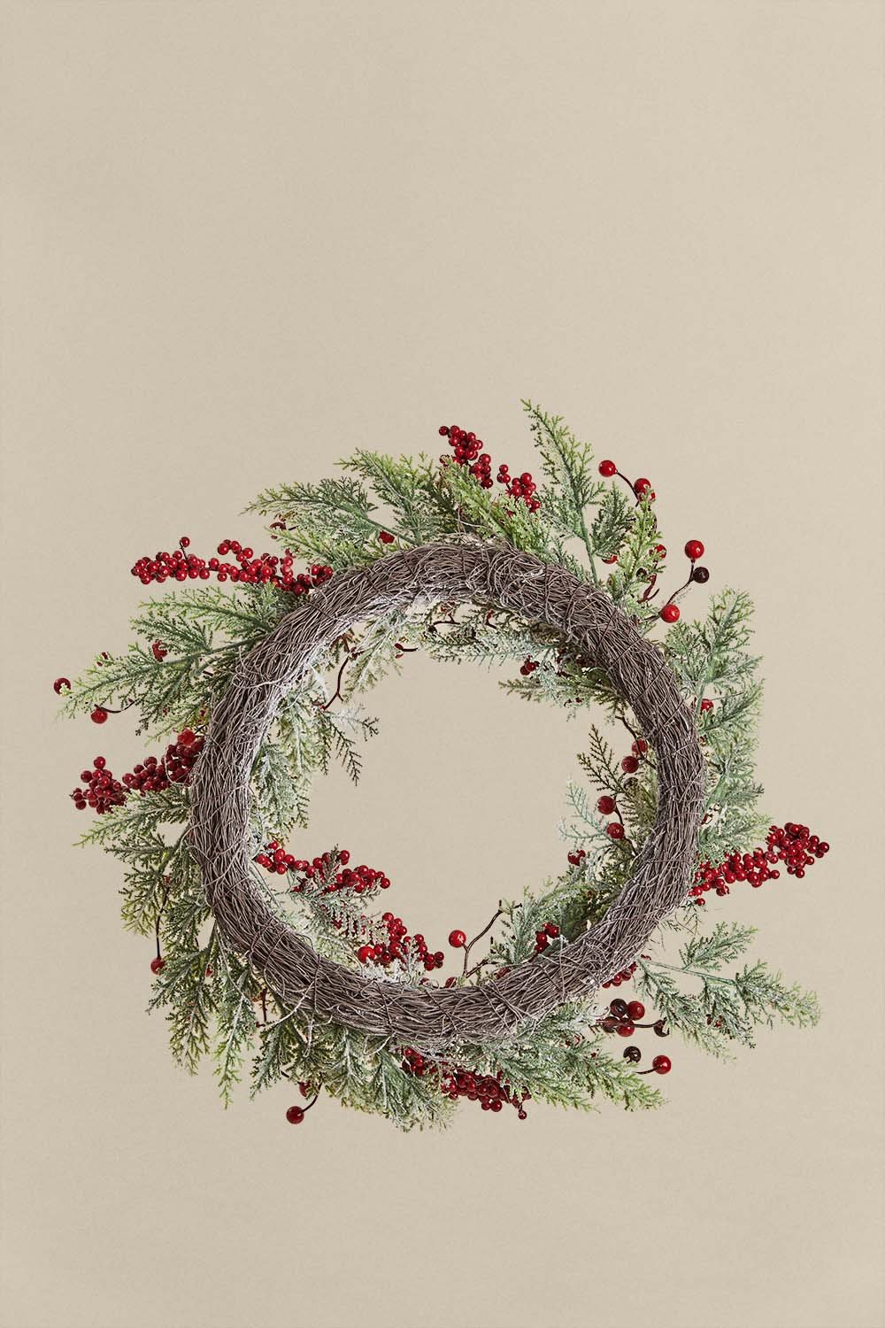 Corona decorativa de Navidad Ø60 cm Aubrey, imagen de galería 4