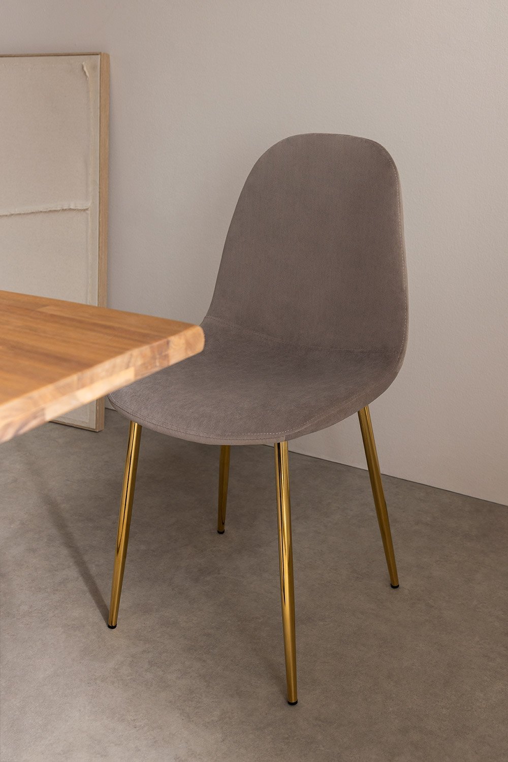 Silla de comedor en terciopelo Glamm  , imagen de galería 1