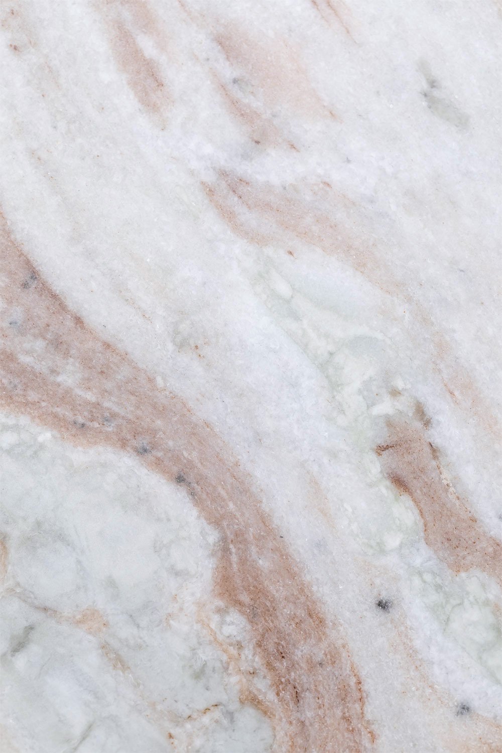 Mesa de comedor redonda en piedra natural y madera de mango Giselda , imagen de galer&iacute;a 6