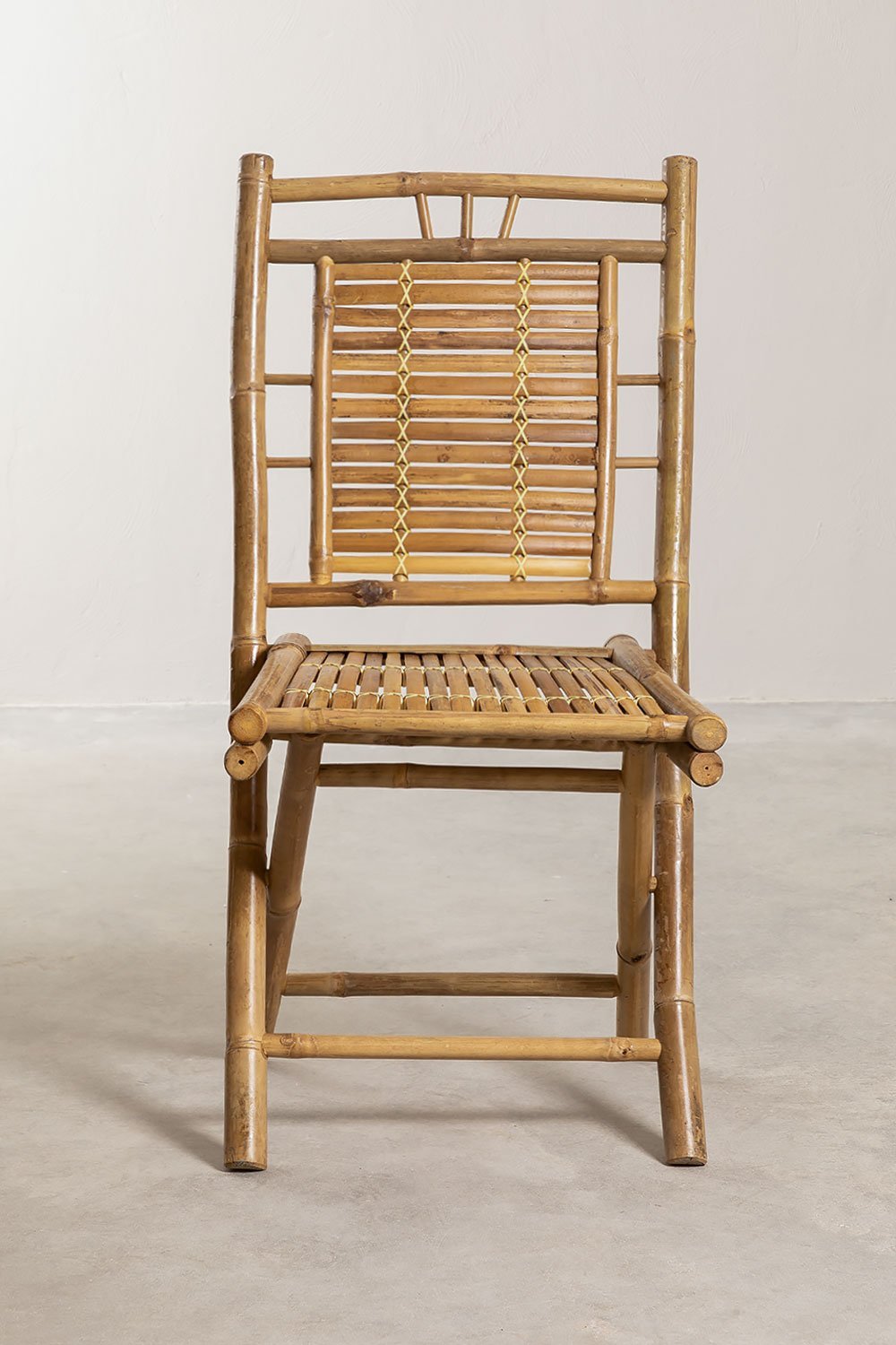 Silla de comedor plegable en bambú Yakku, imagen de galería 4