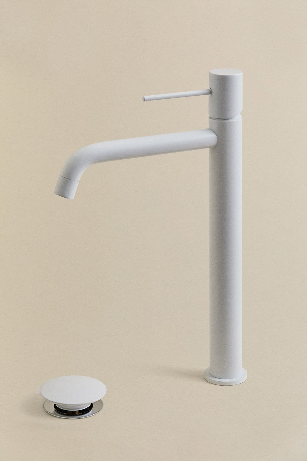 Set de grifo de lavabo en latón y válvula de desagüe para lavabo tipo Click-Clack Orveta, imagen de galería 2