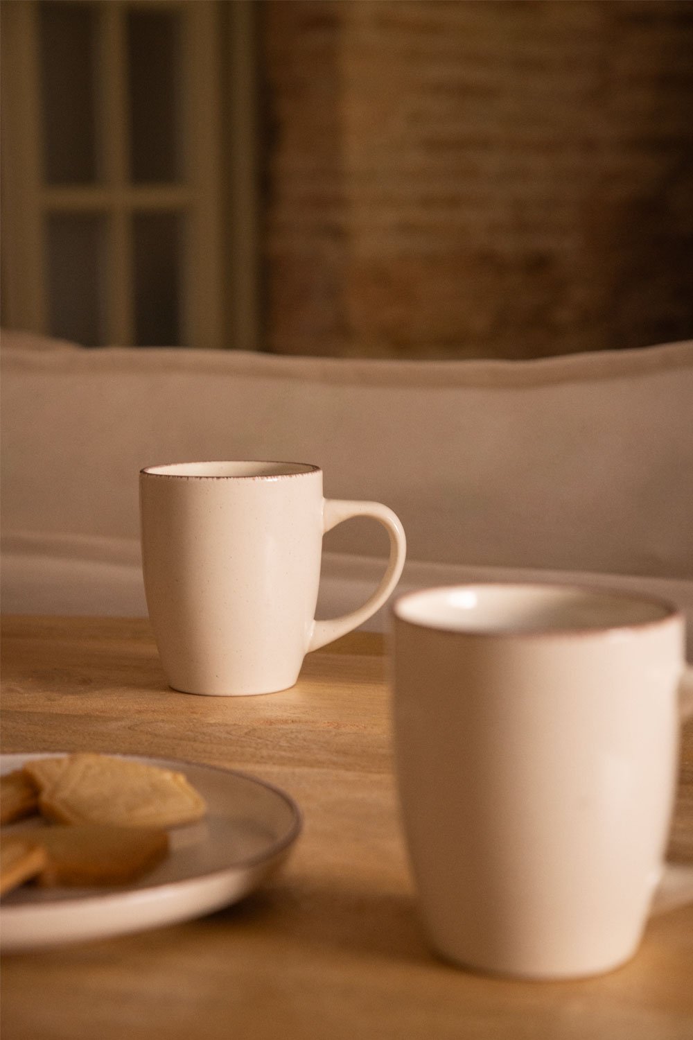 Pack de 2 tazas de café 34 cl en gres Ronilena, imagen de galería 1