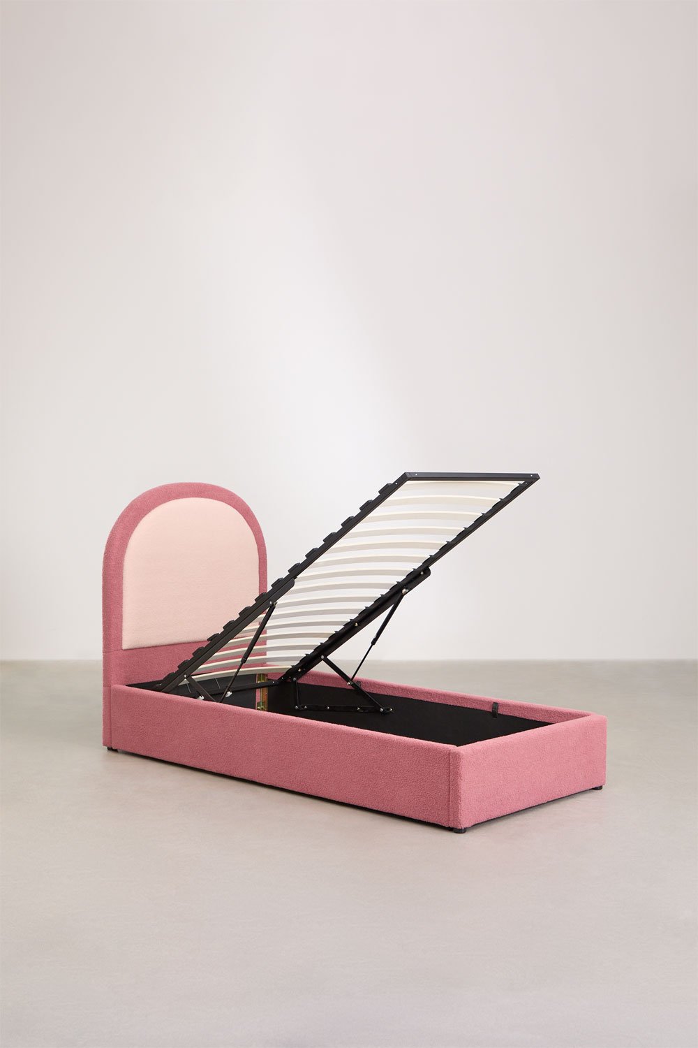 Cama con canapé abatible en borreguito Kalwa , imagen de galería 4