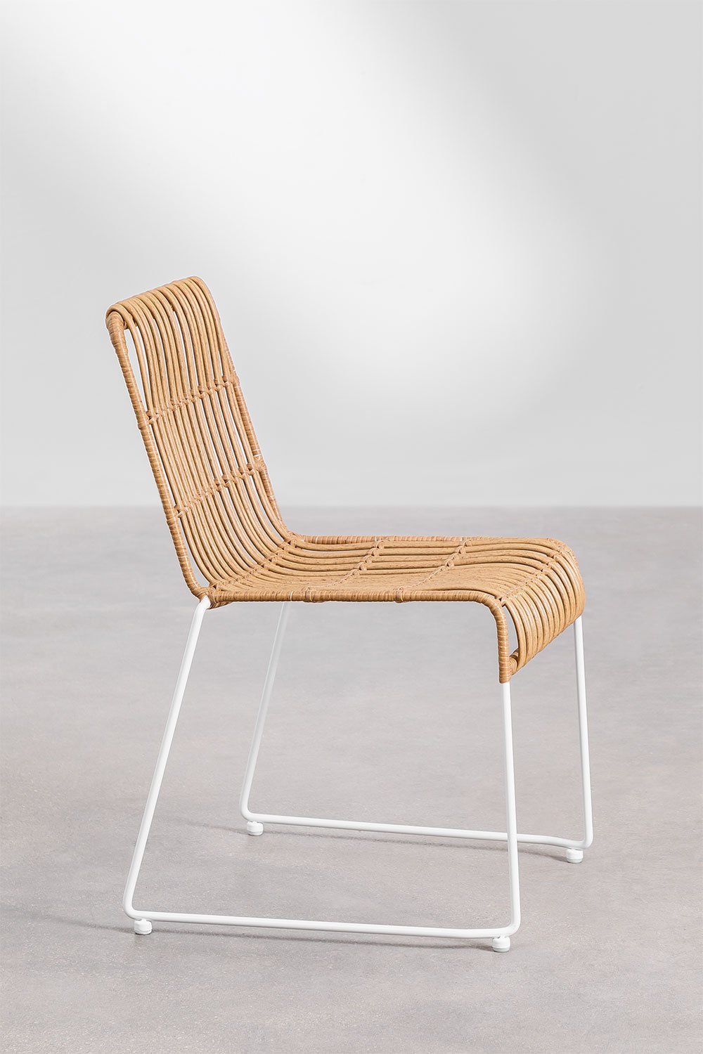 Silla de comedor en ratán sintético Aroa, imagen de galería 4