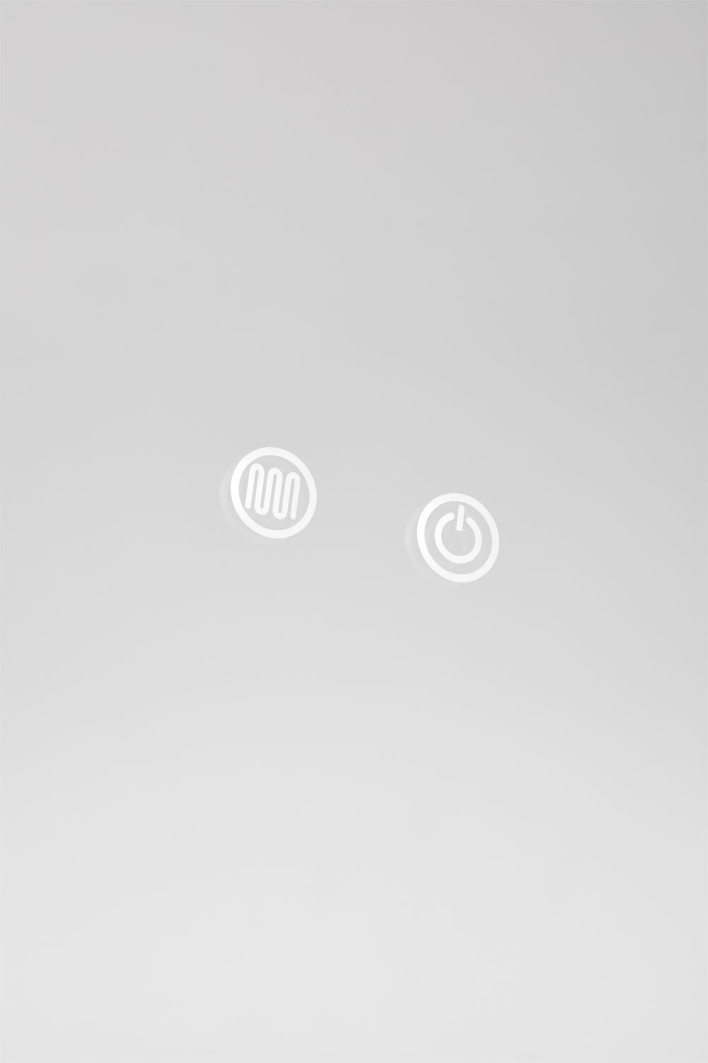 Espejo de pared irregular 140x75 cm para baño con luz LED y antivaho Riben, imagen de galería 7