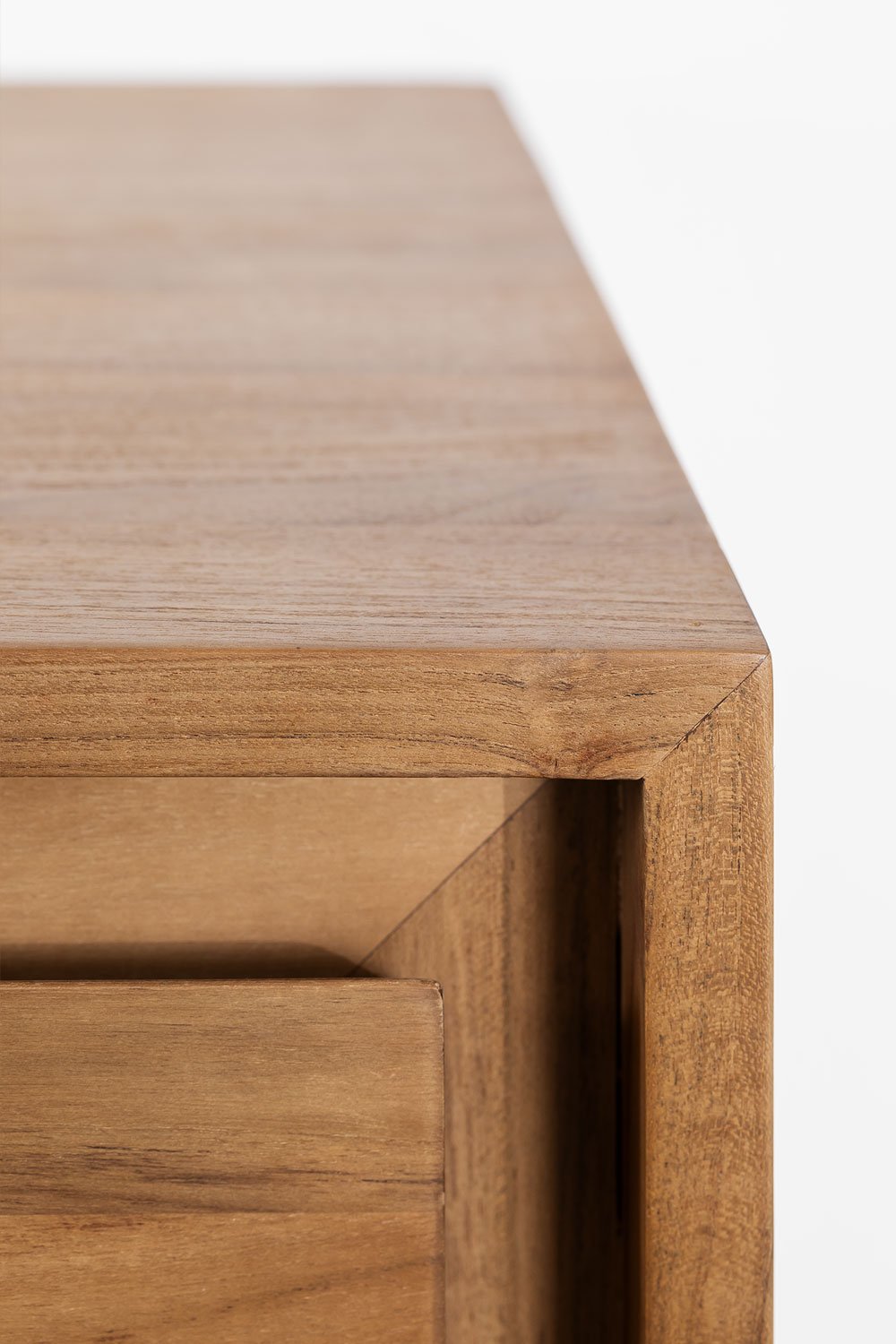 Conjunto de mueble de baño en madera de teca Jabari, imagen de galería 6