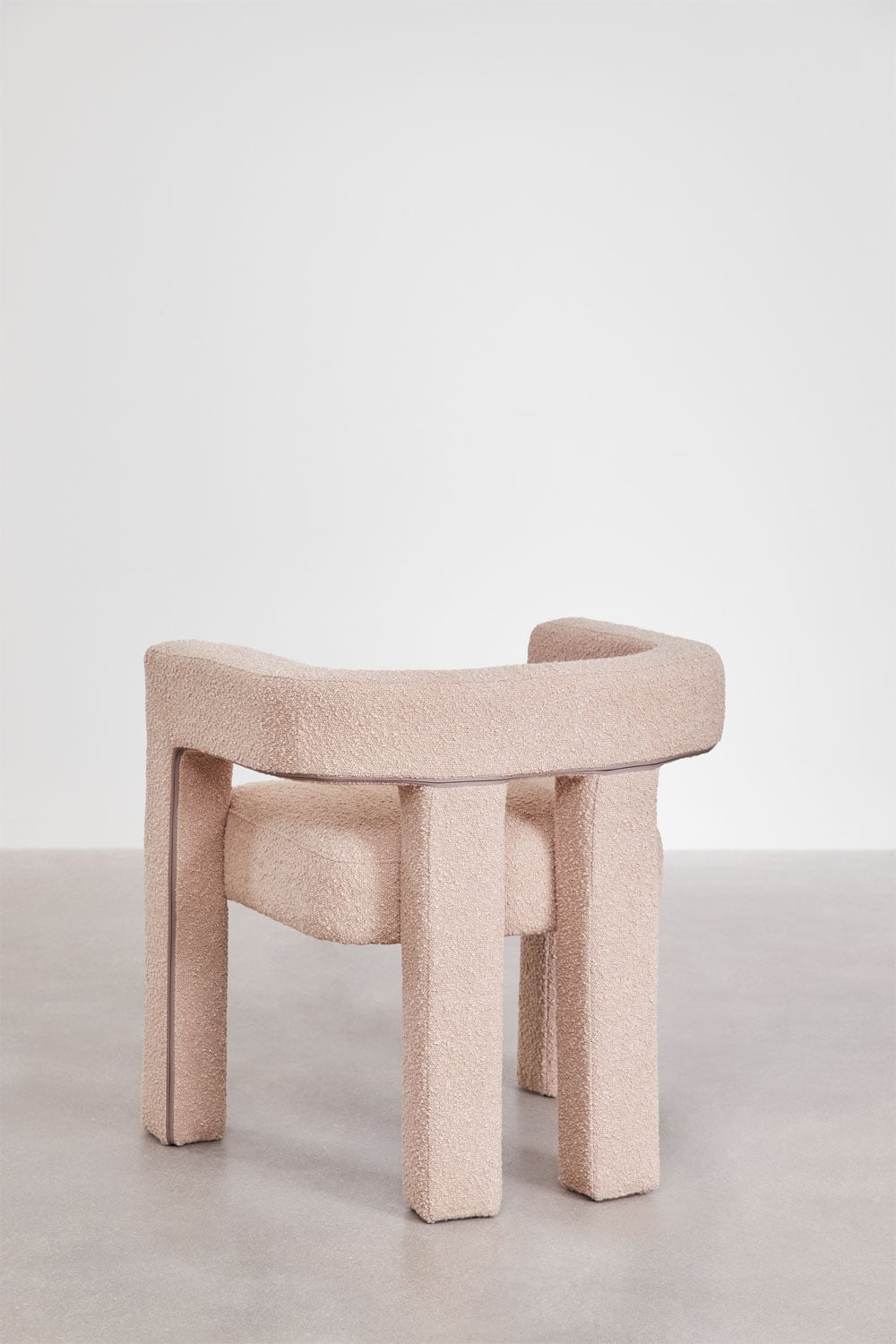 Pack de 2 sillas de comedor con reposabrazos tapizadas Liara, imagen de galer&iacute;a 5