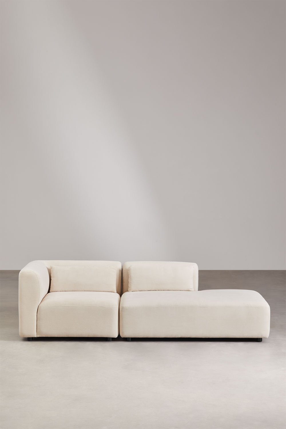 Sofá modular esquinero de 2 piezas con diván derecho Fogler, imagen de galería 3