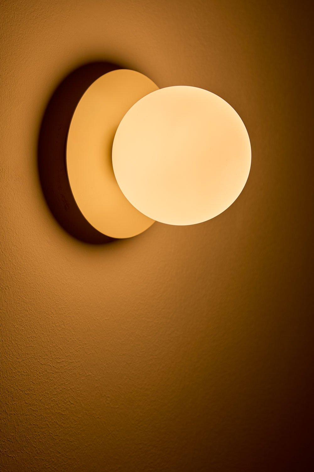 Aplique de pared para baño en metal y cristal Anine, imagen de galería 2