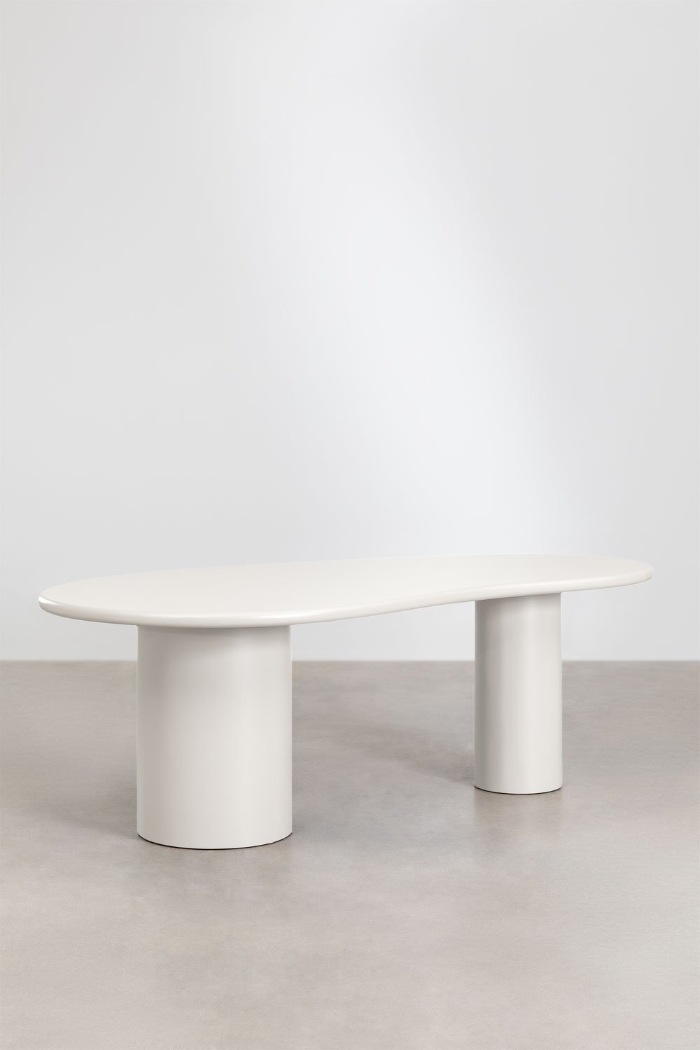 Mesa de comedor ovalada en MDF (220x115 cm) Billie, imagen de galería 1