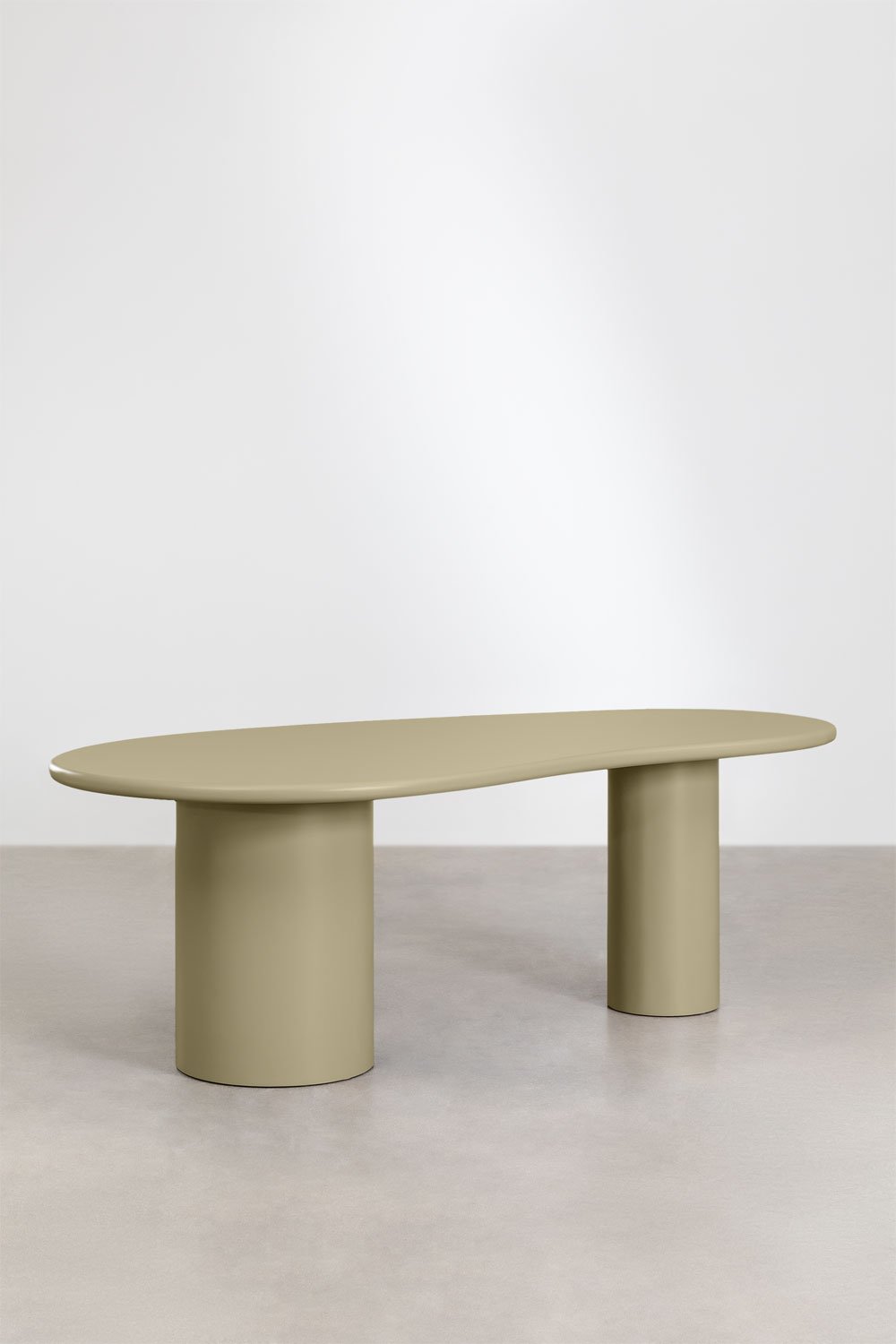 Mesa de comedor ovalada en MDF (220x115 cm) Billie, imagen de galería 2