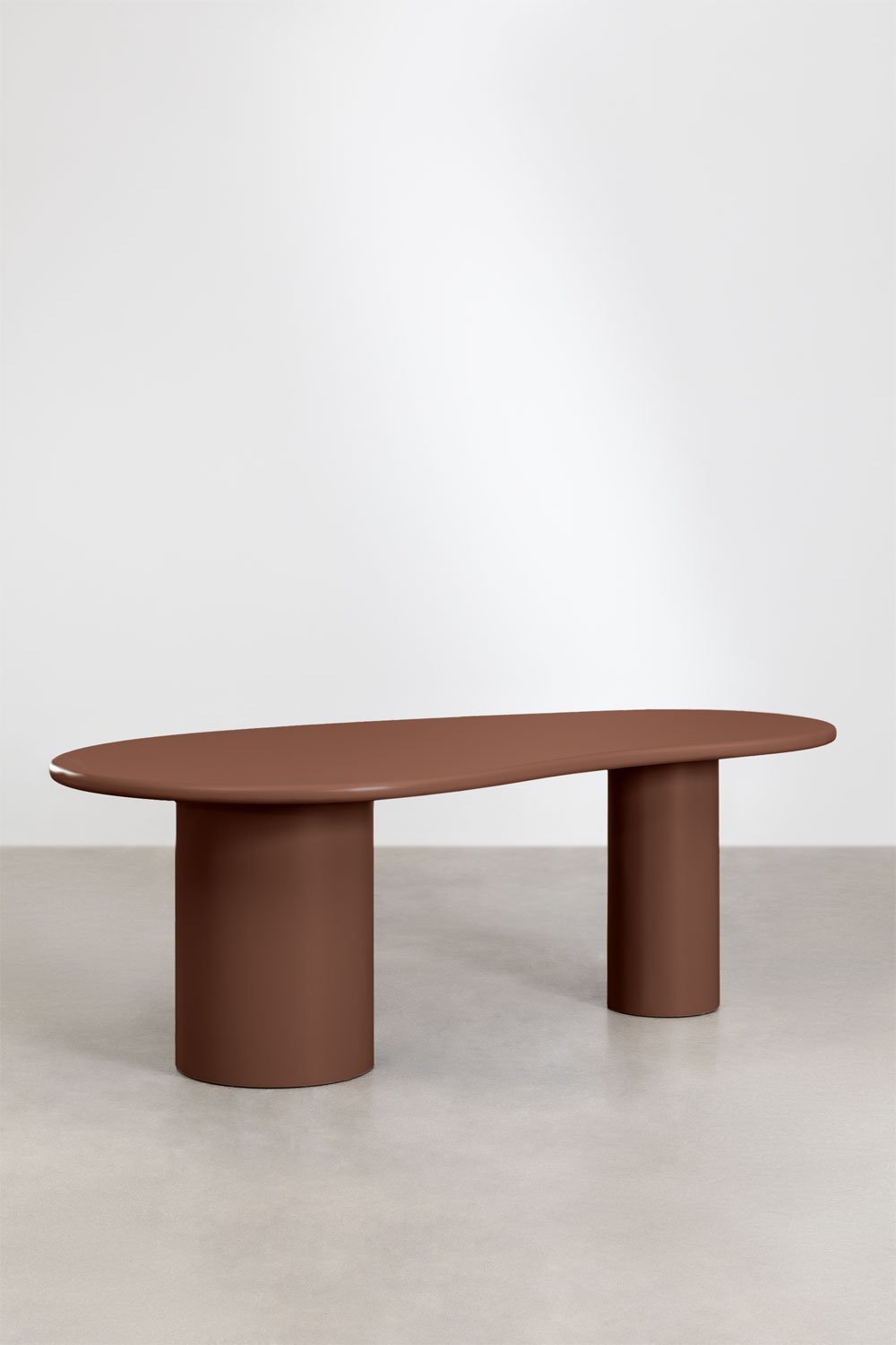 Mesa de comedor ovalada en MDF (220x115 cm) Billie, imagen de galería 2