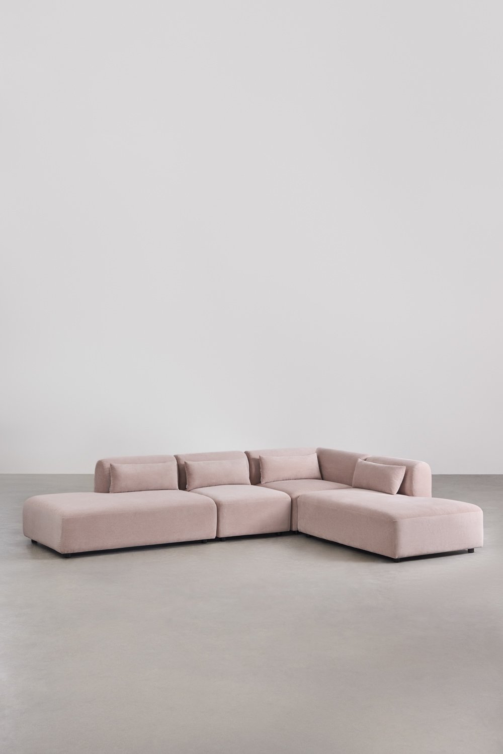 Sofá modular esquinero de 4 piezas con doble diván Fogler, imagen de galería 1