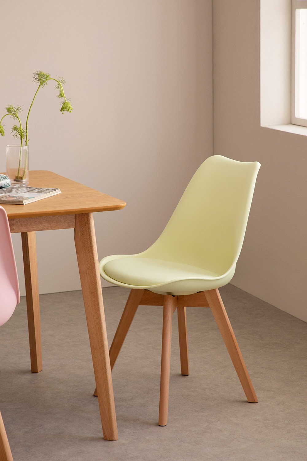 Pack de 4 sillas de comedor Nordic   , imagen de galería 1