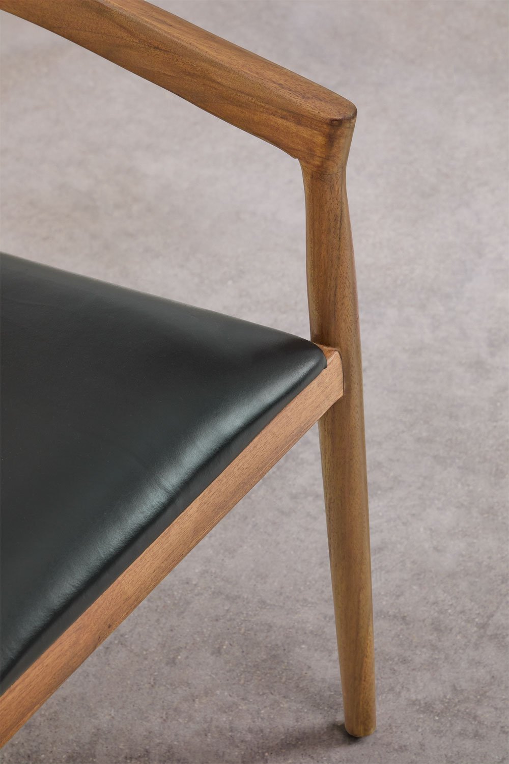 Pack de 2 sillas de comedor en piel Visby, imagen de galer&iacute;a 6