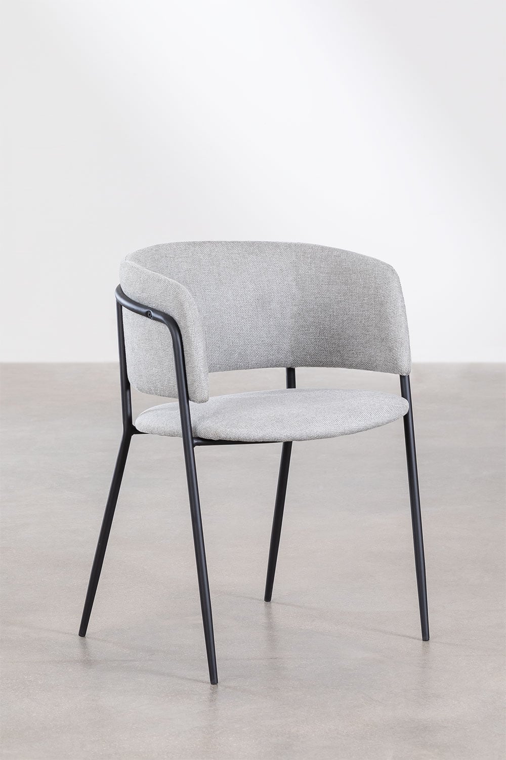 Pack de 4 sillas de comedor tapizadas Nalon, imagen de galer&iacute;a 3