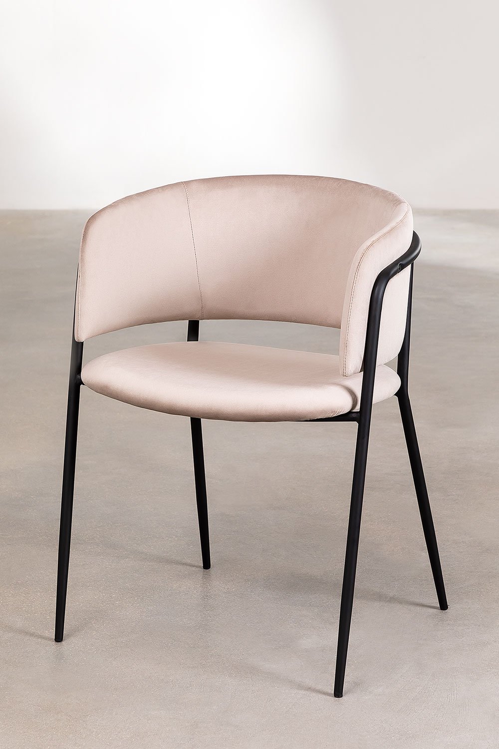 Pack de 4 sillas de comedor tapizadas Nalon, imagen de galería 2